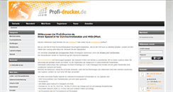Desktop Screenshot of profi-drucker.de