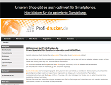 Tablet Screenshot of profi-drucker.de